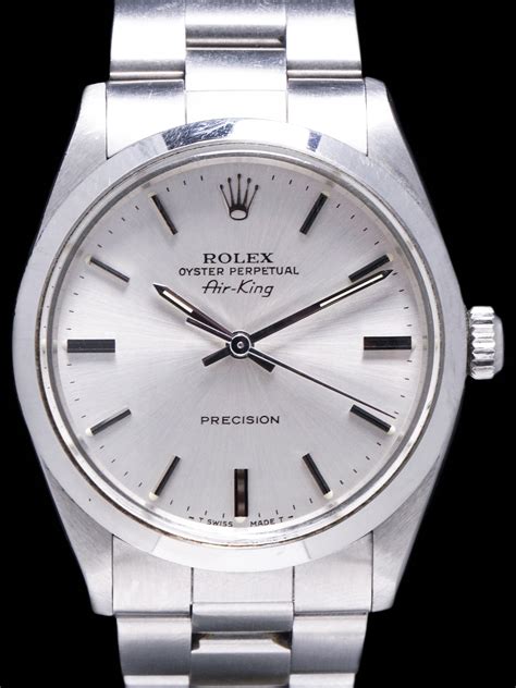 rolex air king 1989|rolex air king price list.